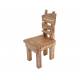 Деревянный стул под старину из массива сосны Охотник