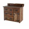 Комод из дерева под старину №1 из массива сосны