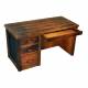 Стол письменный деревянный под старину из массива дуба №5