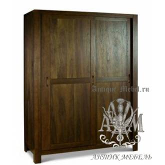 Шкаф деревянный для спальни из массива ясеня №6