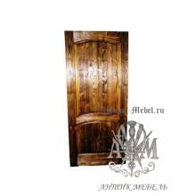 Дверь межкомнатная под старину из дерева массива сосны №10