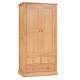 Шкаф для спальни из массива дерева натурального дуба №10