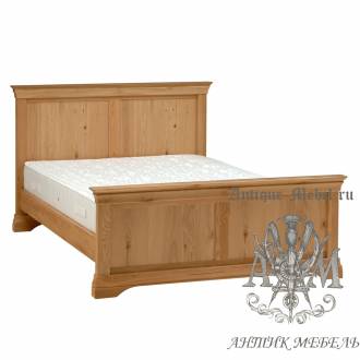 Кровать для спальни из массива дерева натурального дуба №7