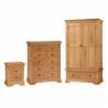 Набор мебели для спальни из массива дерева натурального дуба №8