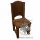 Деревянный стул из массива сосны Боярин