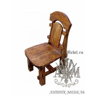 Деревянный стул под старину из массива сосны Ришелье