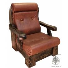 Деревянное кресло Портос из массива